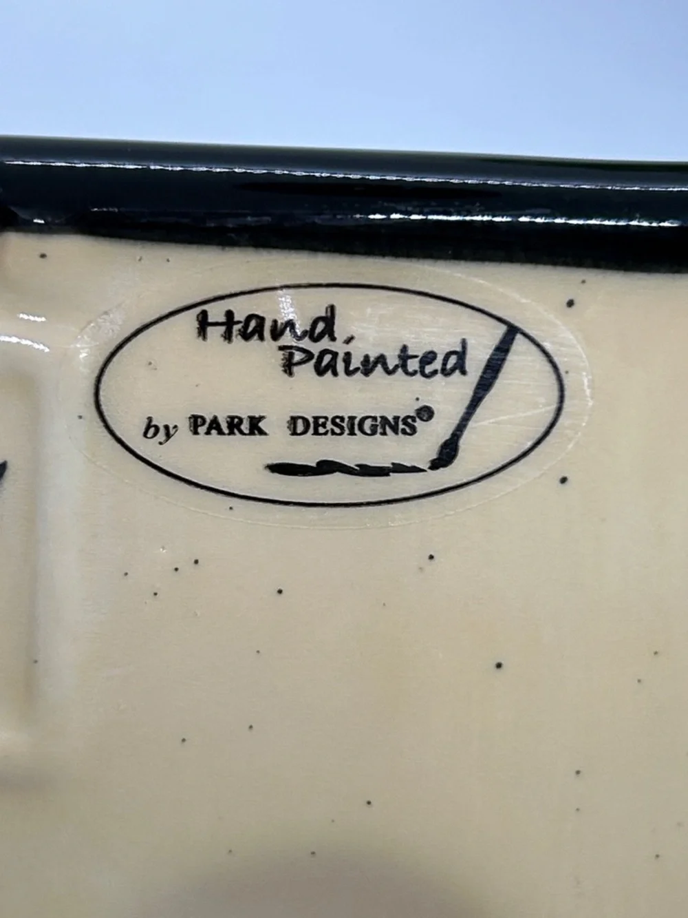 Park Designs Black Star Batter Bowl RARE FIND Brand New Unused